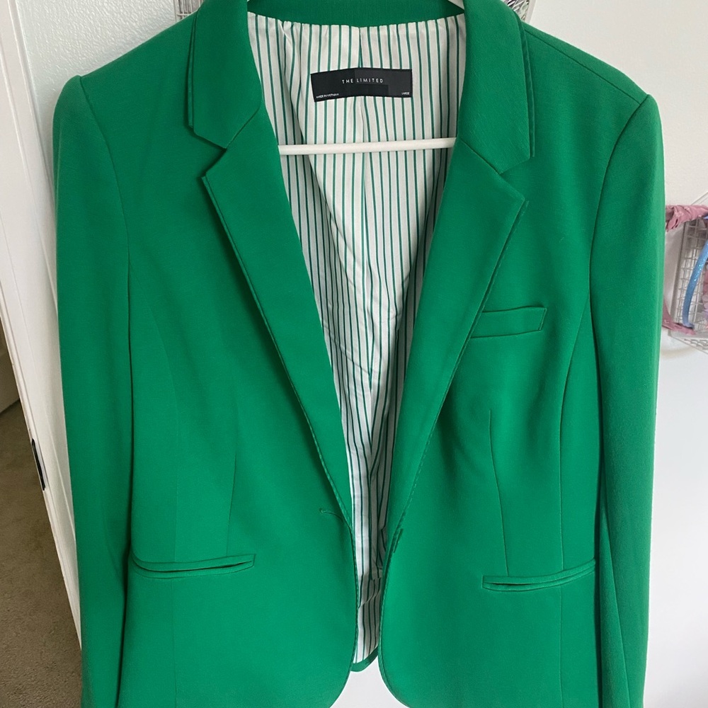 The Limited Women's Vibrant Green Blazer